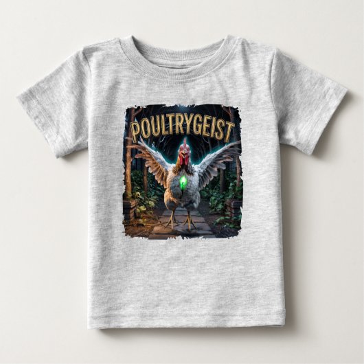 Poultrygeist Photographic – Poultry Poltergeist ベビーTシャツ (正面)