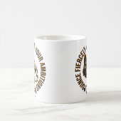 Pounce Fierce Collection–猫好きのためのモチベーション コーヒーマグカップ (中央)