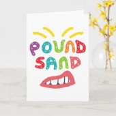 Pound Sand カード (黄色い花)