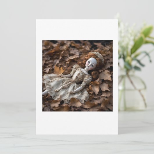 poupée ancienne dans la foret halloween  招待状 (スタンド正面)
