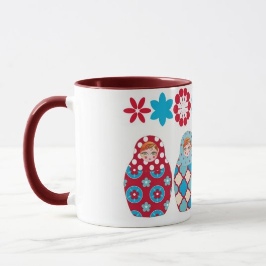 poupée russe multico マグカップ (左)
