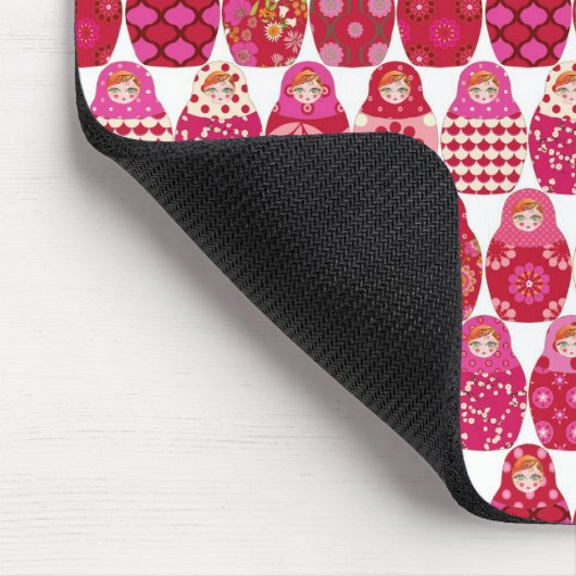 poupée russe rose マウスパッド (コーナー)