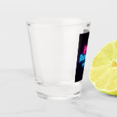 Pour Decisions Neon Bar Edition ショットグラス (左)