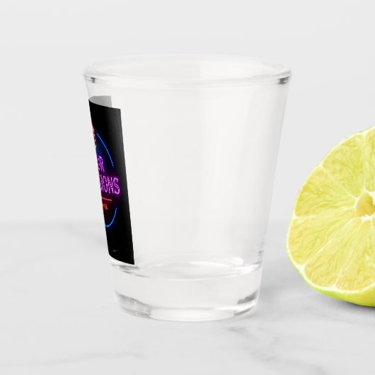 Pour Decisions Neon Retro Bar Edition  ショットグラス (右)