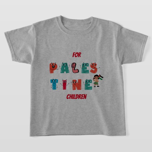Pour les enfants de Palestine Tシャツ (レイダウン)
