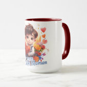 Pour mon adorable Maman マグカップ (正面右)