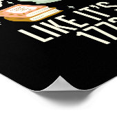 Pour Tea like its 1773 Teach History funny ポスター (角)