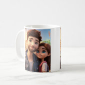 "Pour Toujours à Tes Côtés" コーヒーマグカップ (正面左)