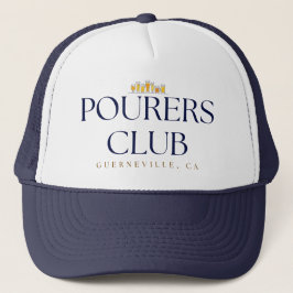 Pourers Club Trucker Hat – Glasses Row キャップ