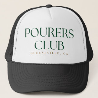 Pourers Club Trucker Hat – Guerneville, CA キャップ