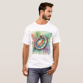 Pourtales abalone 170724AREF126 - Watercolor Tシャツ (正面フル)