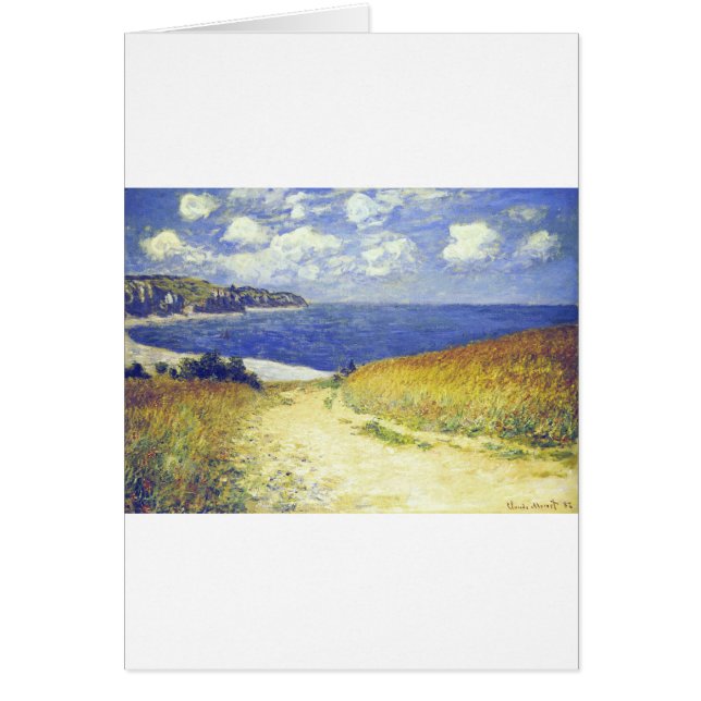 Pourvilleの近くの細道 (正面)