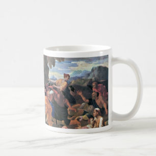 Poussin著石からのモーゼの顕著な水 コーヒーマグカップ