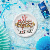 Poutine ペーパープレート (パーティー)