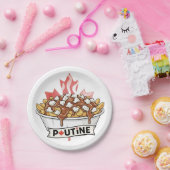 Poutine ペーパープレート (パーティー)