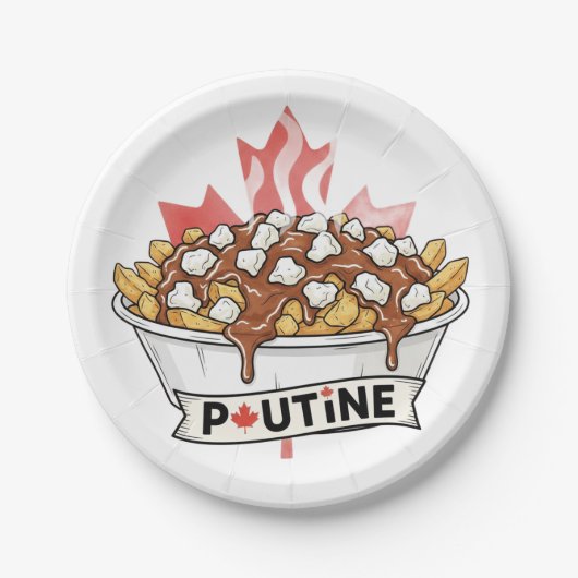 Poutine ペーパープレート (正面)