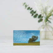 Poverbs 3; 3 4%のpipe%キリスト教の感動的 名刺 (スタンド正面)