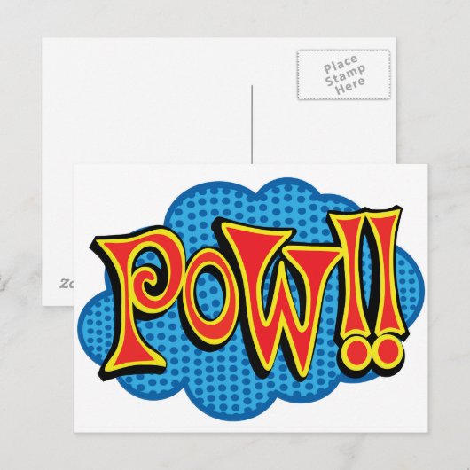 POWはがき ポストカード (正面/裏面)