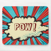 POWアートモダンコンテンポラリーポップ・アートのグラフィックアート マウスパッド (正面)