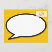 POW日付の保存おもしろいレトロ漫画ブックアーポップ・アートのト 案内ポストカード (裏面)