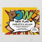 POW日付変更延期漫画ブックアーポップ・アートのト セーブザデート (正面/裏面)