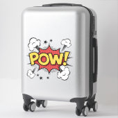 POW! コミック風カットステッカー シール (スーツケース)