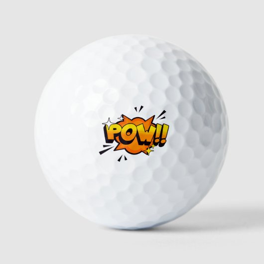 POW ゴルフボール (正面)
