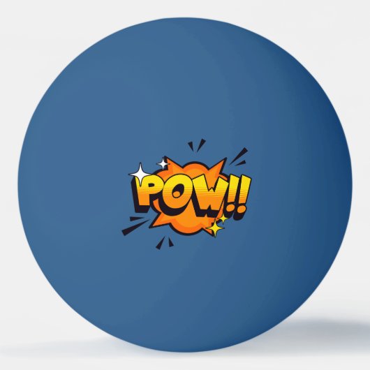 POW ピンポン ラケット 卓球ボール (正面)