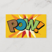 POW ファン・レトロ・コミック 名刺 (正面)