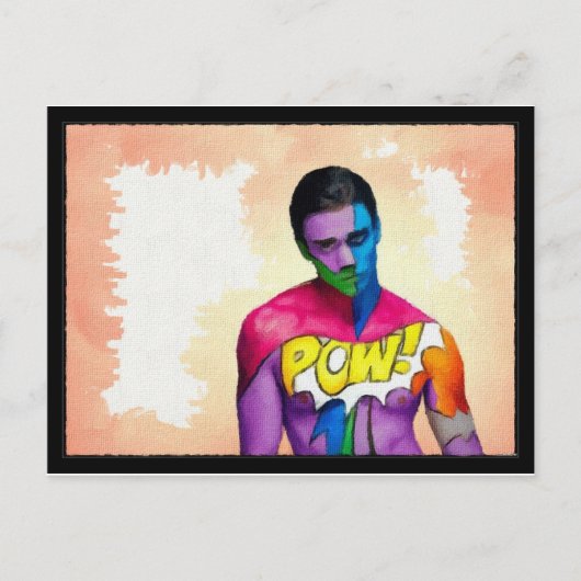 POW! - 原画 ポストカード (正面)