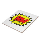 POW -漫画ブックアポップ・アートのート タイル (側面)