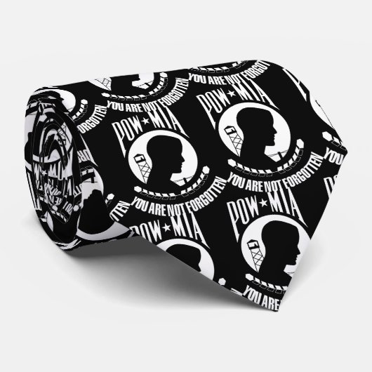 POW-MIAの旗 ネクタイ (ロール)