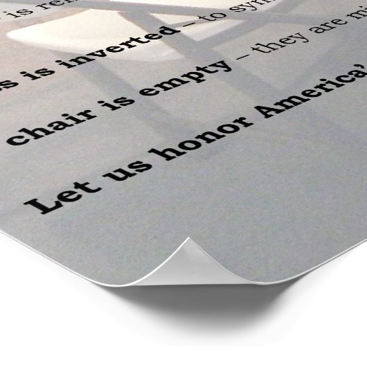 POW/MIAテーブル ポスター (角)