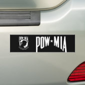 POW MIAバンパーステッカー バンパーステッカー (車上)