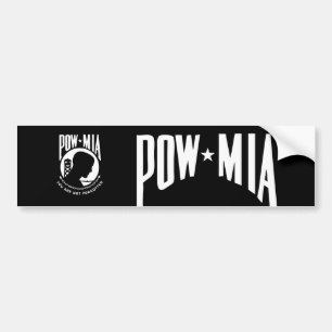 POW MIAバンパーステッカー バンパーステッカー
