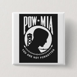 POW MIAピンバックボタン 缶バッジ