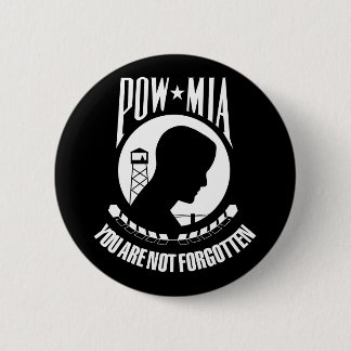 POW MIAフラグ 缶バッジ