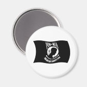 POW&MIAフラッグマグネット マグネット (正面/裏面)