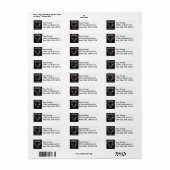 POW / MIA差出人住所ラベル ラベル (フルシート)