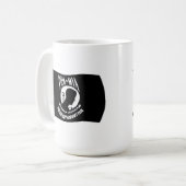 POW&MIA旗マグカップ コーヒーマグカップ (正面左)