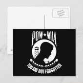 POW+MIA旗 ポストカード (正面/裏面)