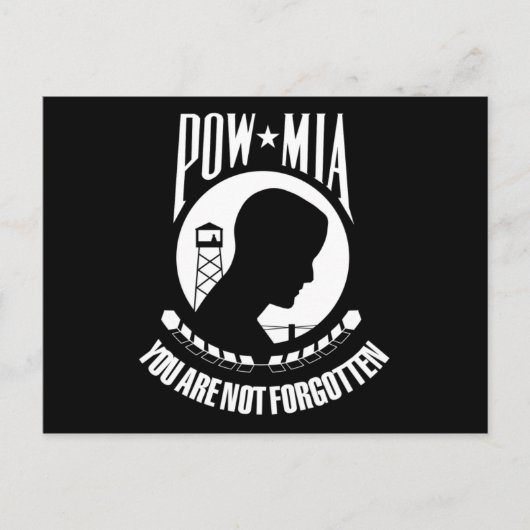POW+MIA旗 ポストカード (正面)