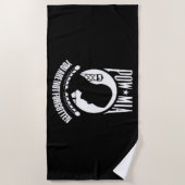 POW/MIA ビーチタオル (正面)