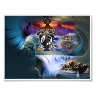 POW/MIA フォトプリント           