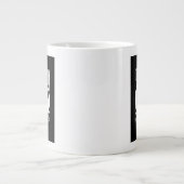 POW MIA フラグ：ベトナム戦争、WW2の行方不明兵 ジャンボコーヒーマグカップ (正面)