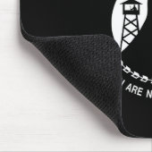 POW MIA フラグ:ベトナム戦争、WW2の行方不明兵 マウスパッド (コーナー)