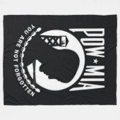 POW/MIA フリースブランケット (正面(横))