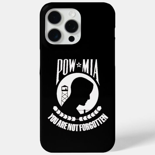 POW MIA iPhone 15 pro max Case-Mate iPhoneケース (裏面)