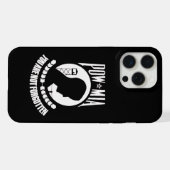 POW MIA iPhone 15 pro max iPhoneケース (裏面横)