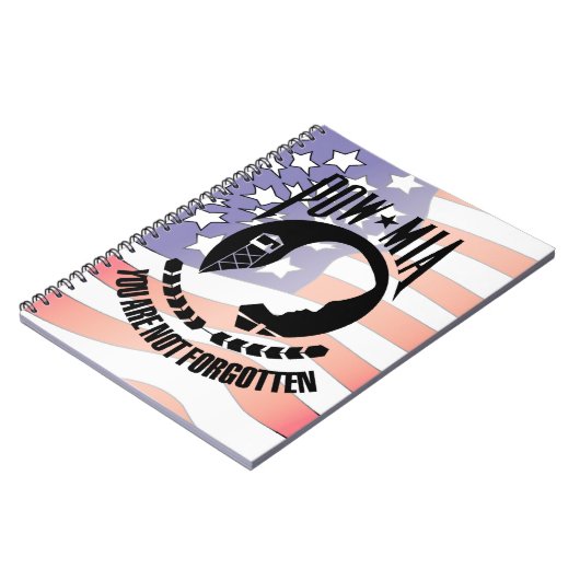 POW - MIA Notebook ノートブック (左側)